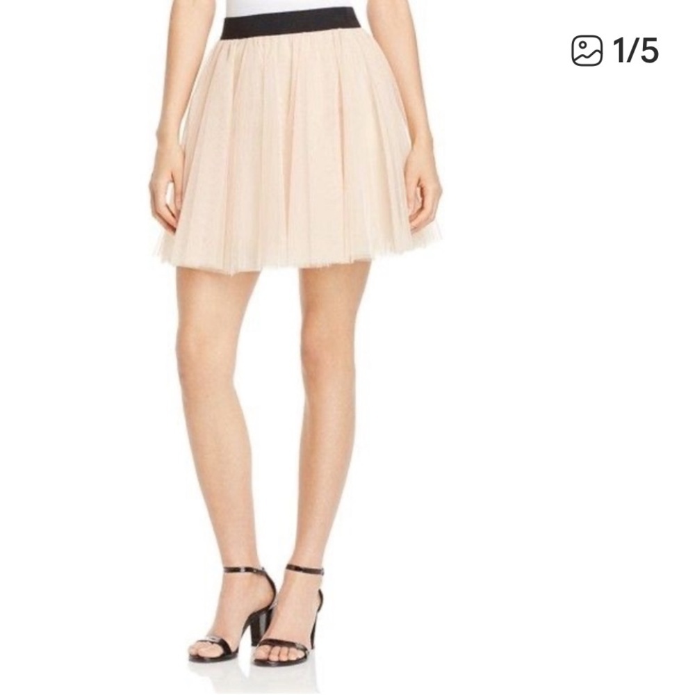 Aqua tulle Skirt blus